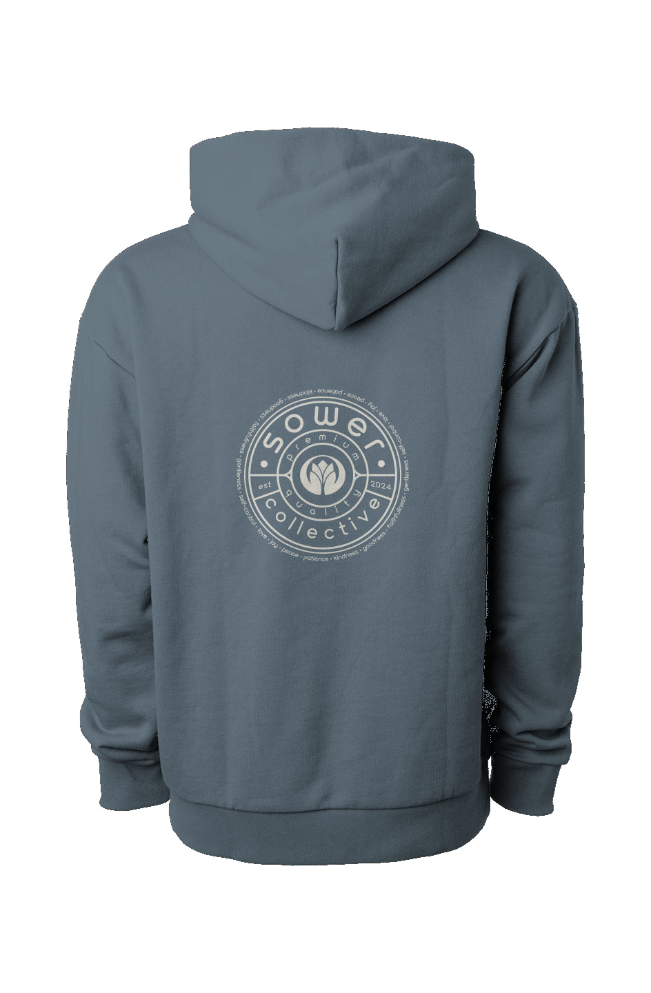 Sower - Fruits of the Spirit Button -Hooded Sweatshirt