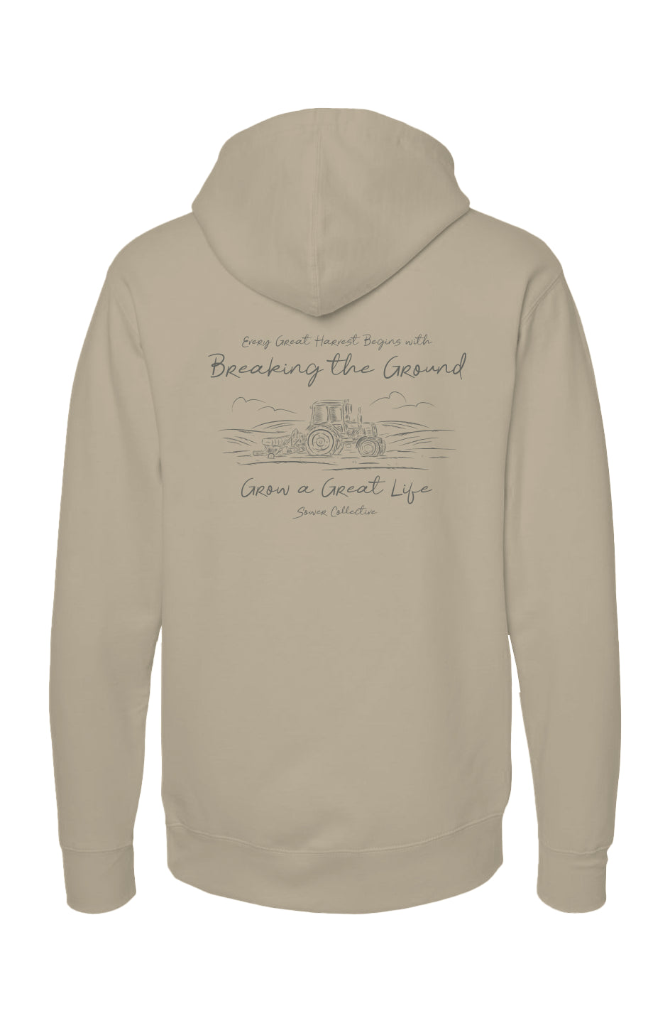 Breaking the Ground Mens hoody