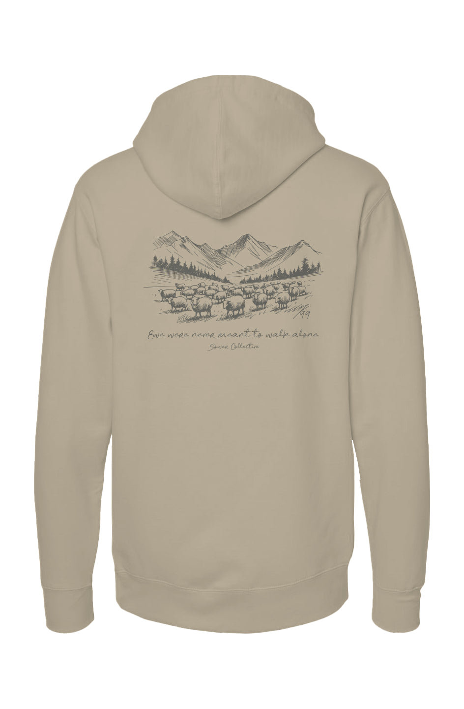 Ewe Were Never Meant to be Alone Mens hoody