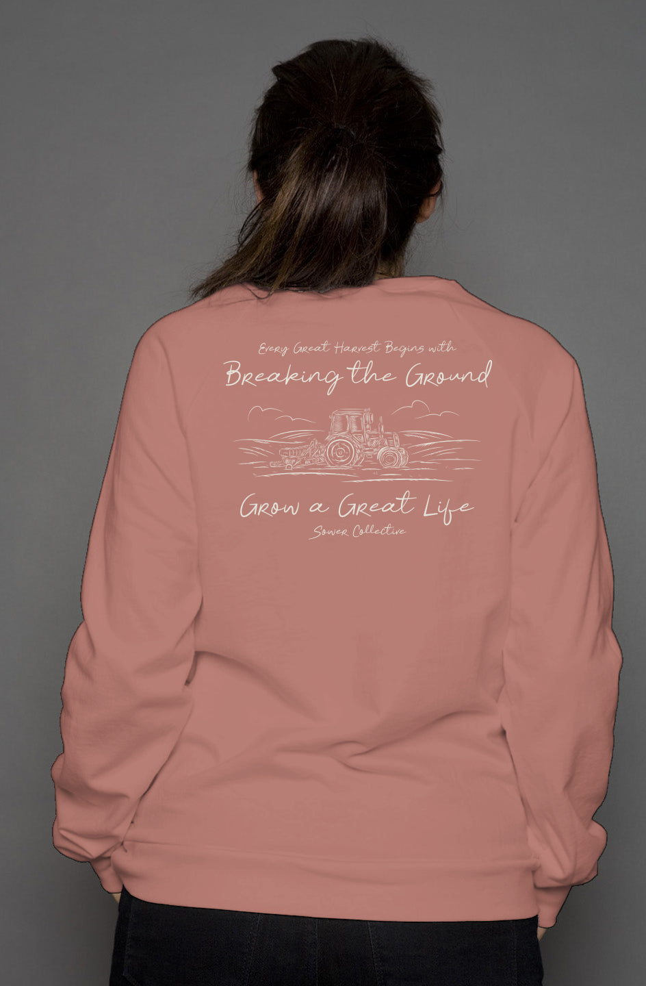 Breaking the Ground crew neck sweatshirt