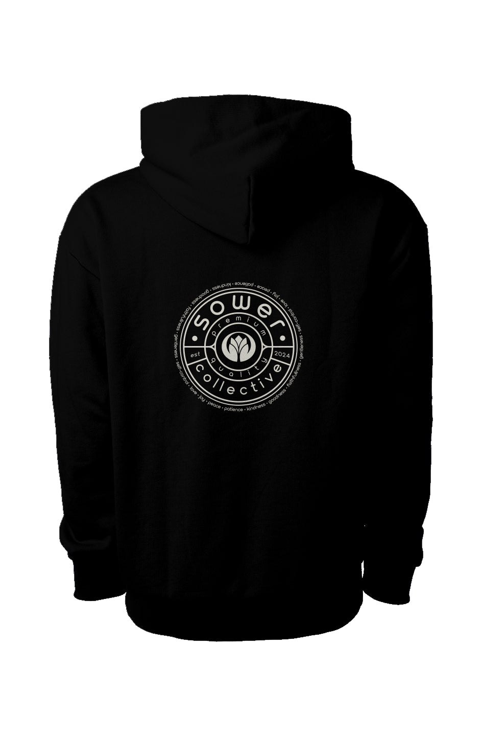 Premium Sower Icon Collection - Button Graphic Hoodie
