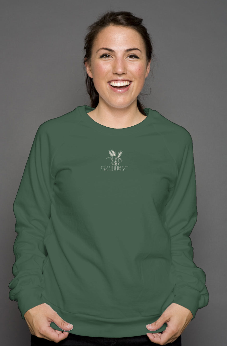 Planted and Patient crew neck sweatshirt
