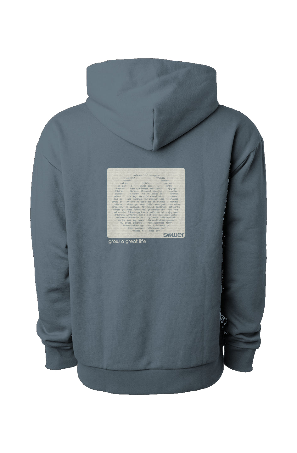 Premium Icon Collection - Fruits of the Spirit Ombre Hoodie (Magic Blue)
