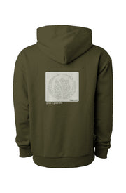 Premium Icon Collection - Fruits of the Spirit Ombre Hoodie (Olive Green)