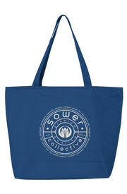 Fruits of the Spirit Button Zippered Tote Bag