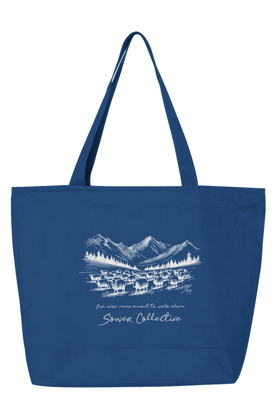 Ewe Were Never Meant to Walk Alone Zippered Tote