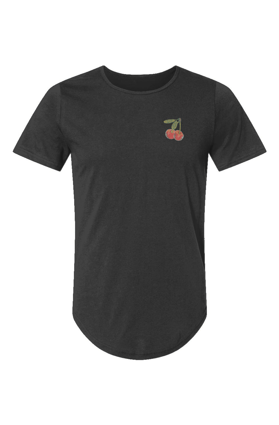 Fruit and Karma Curved Hem Tee
