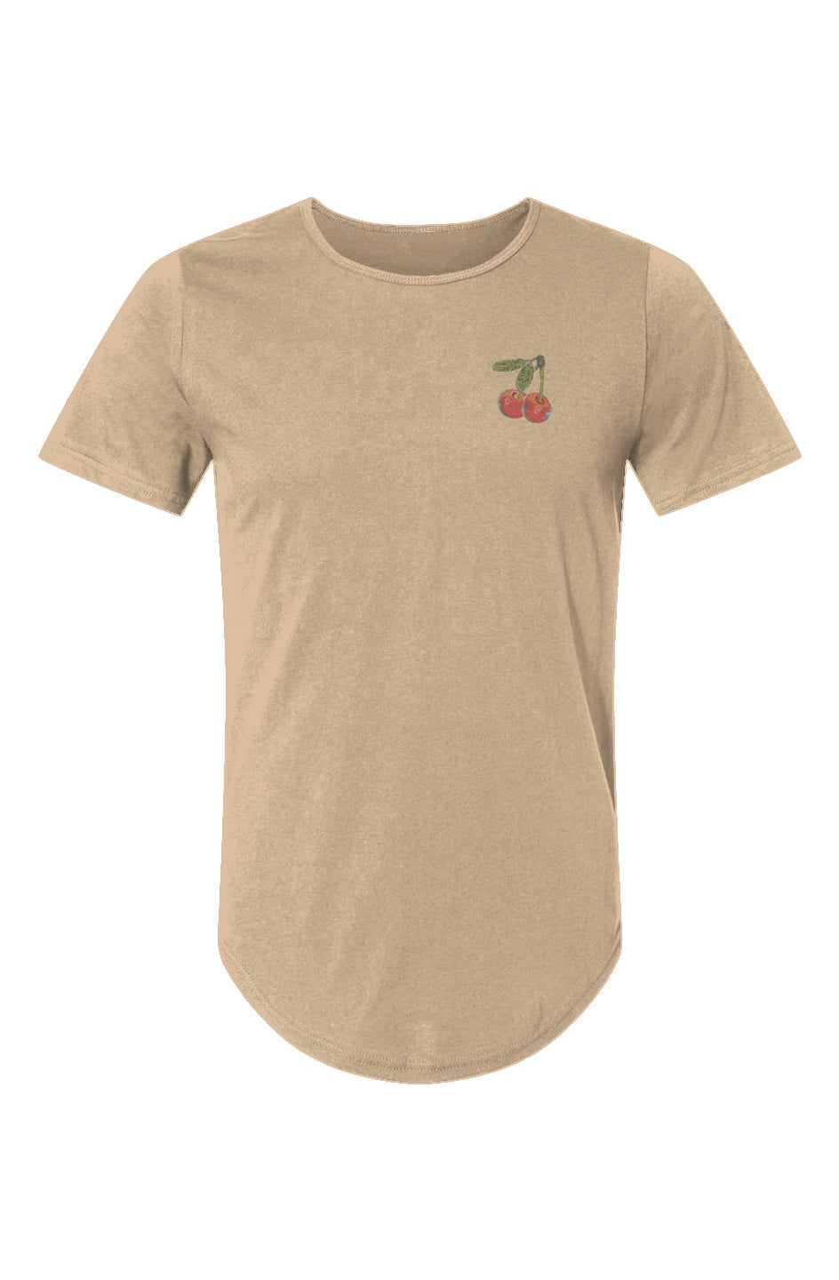 Fruit and Karma Curved Hem Tee