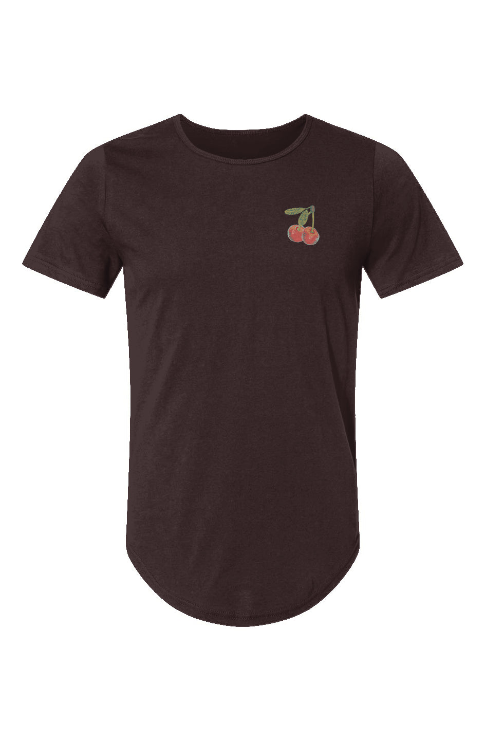 Fruit and Karma Curved Hem Tee