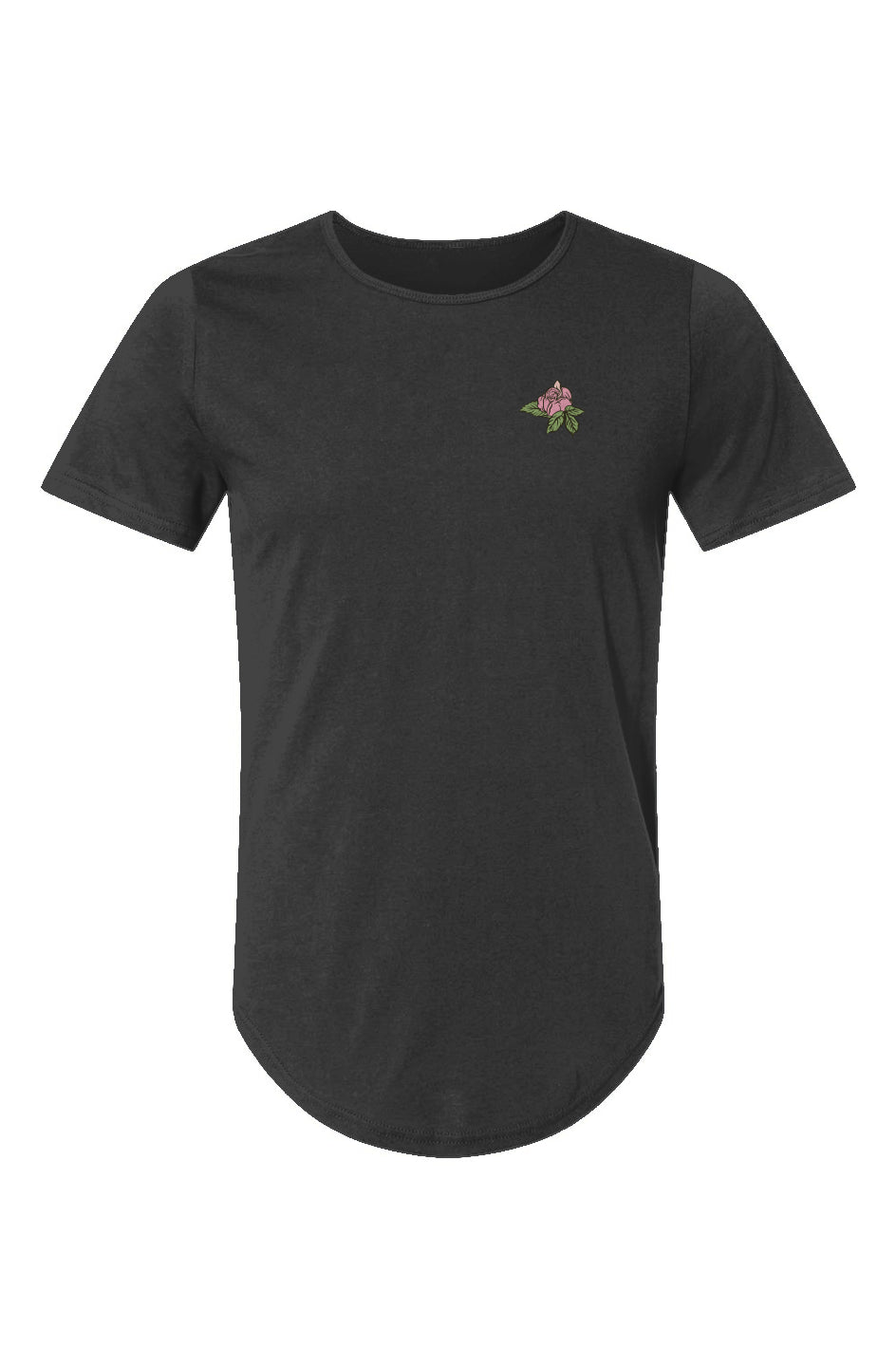 Roses Curved Hem Tee